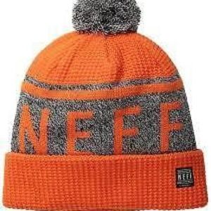 NWT Neff Cable Beanie One Size Orange